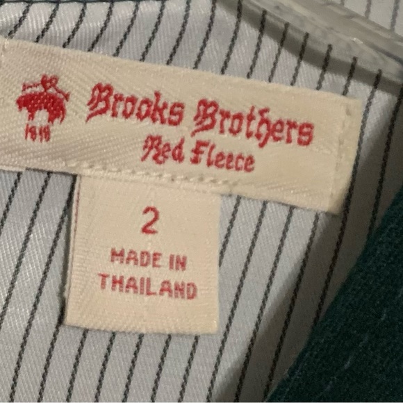 Brooks Brothers Dark Green Wool Blend Dress - Picture 3 of 4